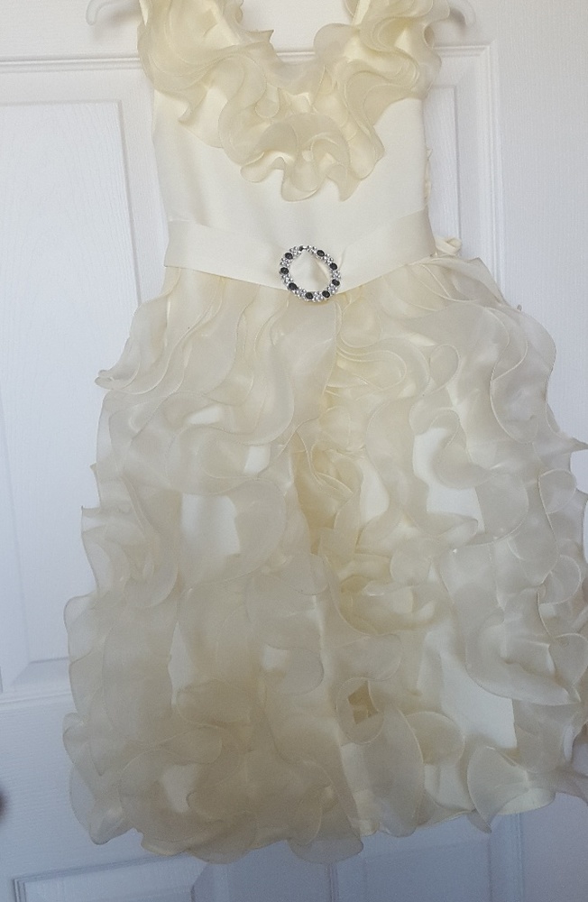 Girls Yellow Wedding Dress